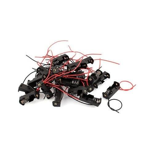 20 x Black 2-Wired 1x12V 23A MN21 MS21 Battery Case Box Holder