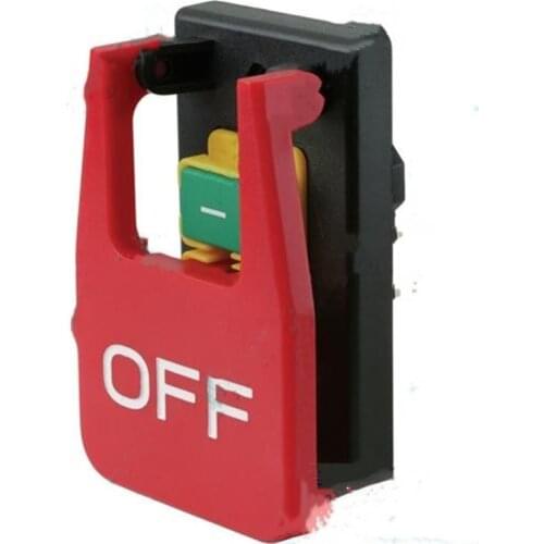 220V-240V 16A 5E4 Table Saws Electromagnetic Pushbutton Switch Paddle Switch KJD17B-16