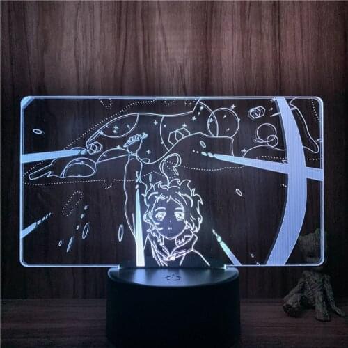 3D Nightlight Anime Wonder Egg Priority Ai Ohto Wonderful Sky Action Figure 7 Colors Touch Optical Illusion Table Lamp Gift Deco