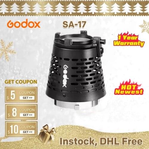 Godox SA-17 Snoot Adapter for Godox SA-P Projector to Bowens Mount S30 VL150 SL-150W SL-200W VL200 VL300 LED Continuous Light