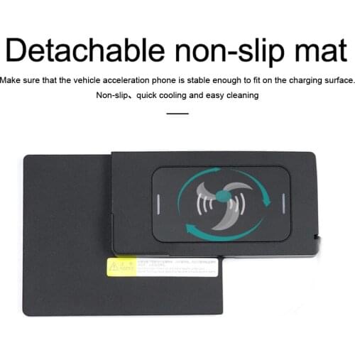 Car Wireless Smart Phone Charger for Audi A4L/A5 2017-2018 iPhone Max Huawei Samsung 2 In 1 USB Fast Charger Phone Holder Top