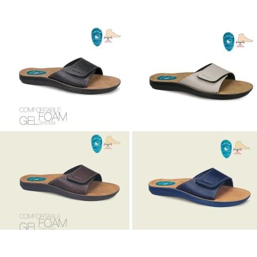 Ceyo 6100-22 Gel Slippers Shoes Men Women Insole Protects Against Healthy Foot Diseases Flexible and Comfortable Heel Full Anato