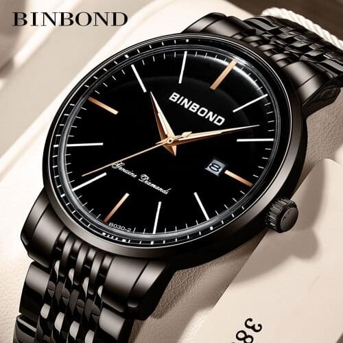 Large Dial Mens Watch Waterproof Luminous Ultra-thin Watches For Man Steel Band Quartz Clock Mens Wristwatch groomsmen gifts