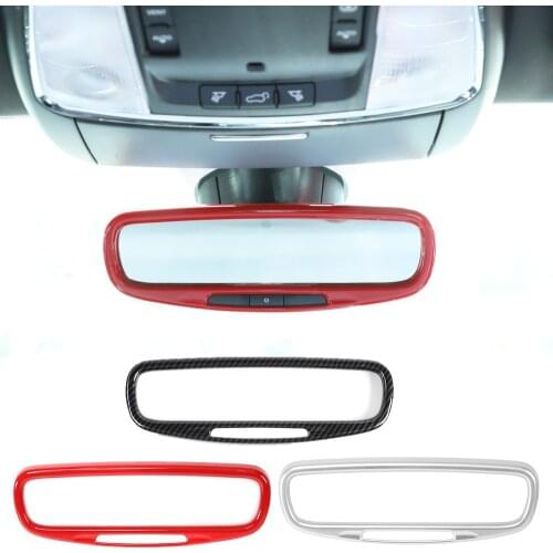 ABS Interior Rearview Mirror Decoration Frame Cover for Dodge Durango 2011+ Car Accessories