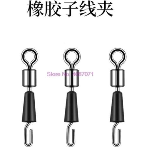 By DHL 500set 30pcs/set Ball Bearing Swivel Solid Rings Fishing Connector Hooks Quick Fast Link