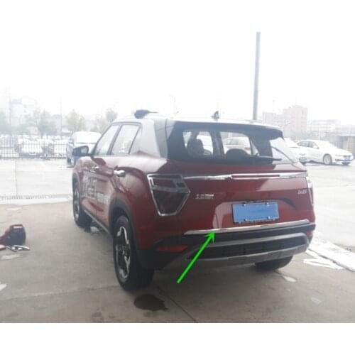 For Hyundai creta IX25 2020 body side moldings Rear Trunk Lid Cover Trim Car Door Handle Cover Cup Bowl Trim Light trim