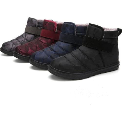 Men&women Winter Ankle Snow Boots Non-slip Keep-warm Plush Boots Mens Comfortable Fur Shoes Size36-47 zapatos de vestir hombre