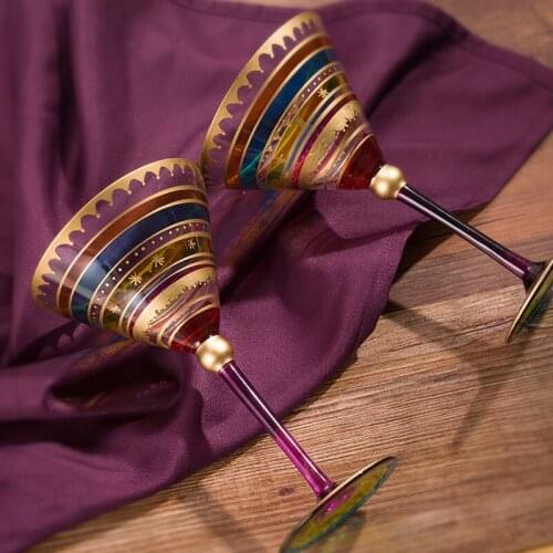 Crystal Cocktail Glass Stemware Champagne Coupes cup Wine Glass triangle cups glasses drinking glass Bar Hotel party Drinkware