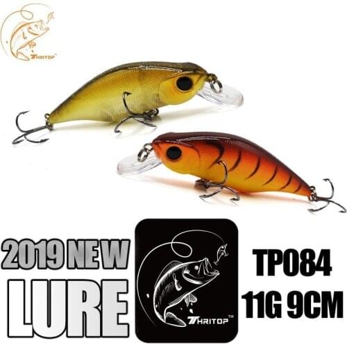 Thritop New Fishing Lure Artificial Bait 11g 90mm 5 Various Colors TP084 Professional Hot Hard Minnow Fishing Accessories