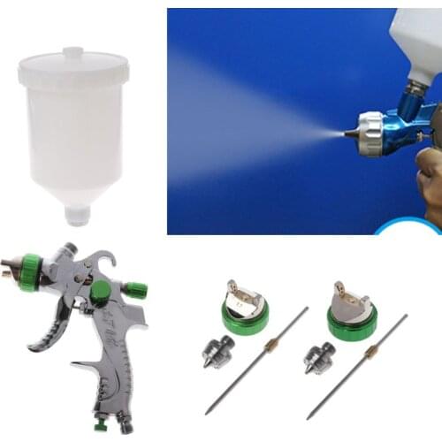 1.4/1.7/2.0mm G2008 Nozzles HVLP Spray Gun Set Sprinkling Paint Can With High Working Pressure Professional Atomizer For Car Rep