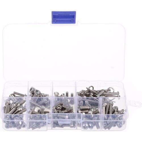 RC Screws Stainless Metal Steel Screw Kit for Traxxas Slash 4x4 Short Truck Off-road RC Car DIY Car Parts Kit Tools