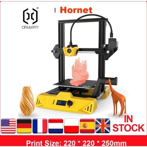 Newest Artillery Hornet High Precision 3D Printer Silent Printing with Remote Drive Extruder Works with PLA/ABS/PETG/TPU/Wood