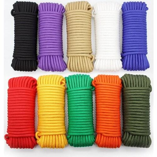 10M 3mm Parachute Cord Lanyard Rope Type Climbing Camping Survival Equipment DIY Jewelry Making Home Decoration