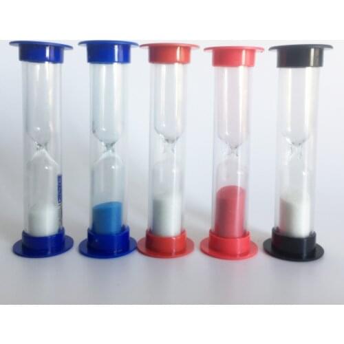 Plastic sand timer,Plastic hourglass, 5 minutes sand timer with White sand cooking sand timer shower hourglass