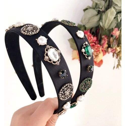 Sweet Simplicity fresh Rhinestone Hair Hoop Headband Hairband for Women Girls Shining Hair Band Hair Accessories 2018 New