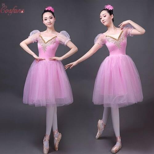 Swan white romantic tutu ballet Tutu Ballet Dance Costume Ballerina Dress Professional Tutu Girls Ballet dress 5colors tutu dr