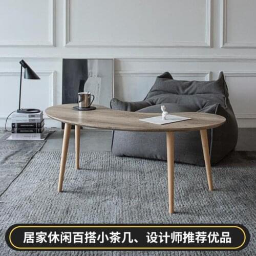 Modern Minimalist Nordic Small Apartment Ins Net Red Douyin With The Same Balcony Bedroom Study Desk Small Coffee Table