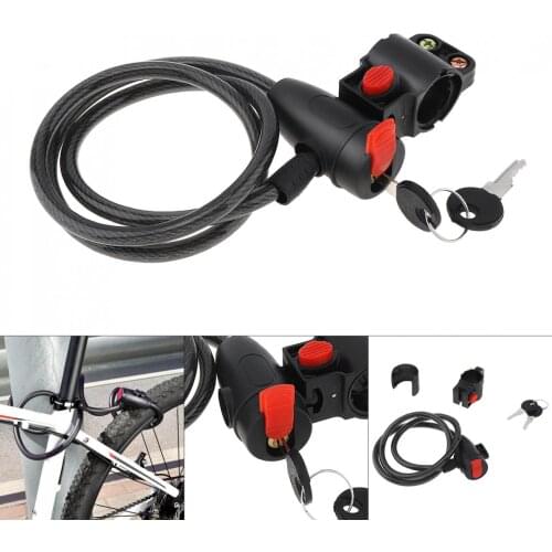 Universal Anti-Theft Bicycle Lock Bike Cycle Heavy Duty Coil Combination Security Lock Steel Spiral Cable Bicycle Lock