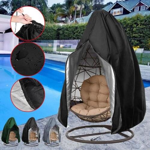 Waterproof Hanging Egg Chair Seat Patio Swing Dustproof Cover for Outdoor Garden Protective Case