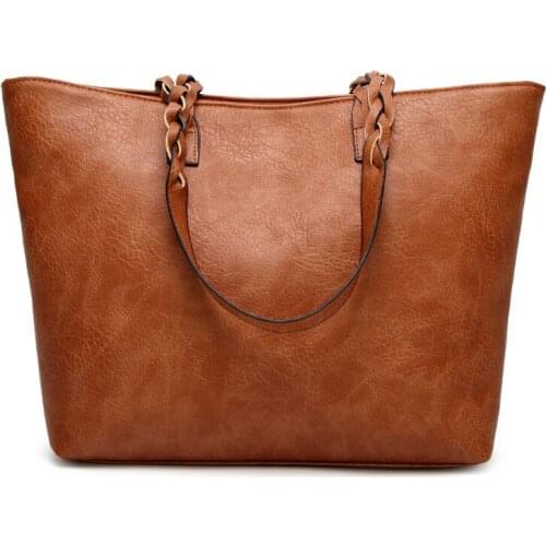 Womens Luxury Designer Handbags PU Woven Tote Bag Large-capacity Shoulder Bags Lady Tassel Top-Handle Bags Shopping Simple Bag