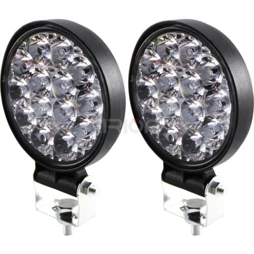 1Pc 2Pcs 4Pcs 42W led bar off road led headlights work lights Spotlight Light For 4x4 ATV UTV tractors Truck Tractor