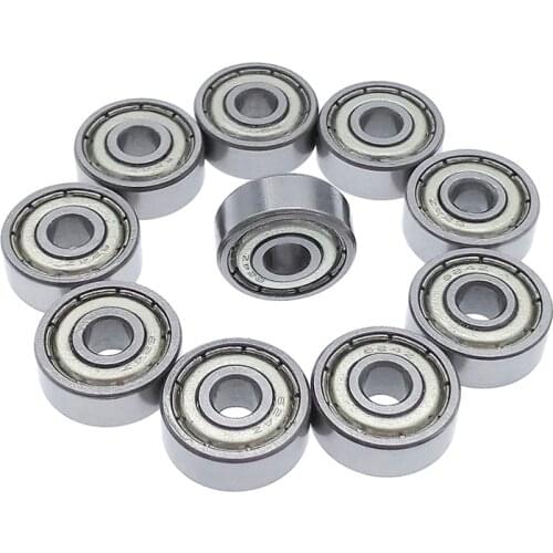 10pcs bearing deep groove steel sealed ball bearings 624 624Z 624ZZ 4x13x5mm carbon steel bearing