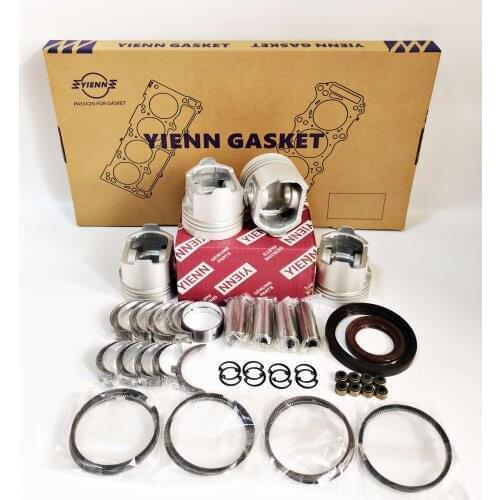 4GC1 4GC1T Overhaul Rebuild Kit Cylinder Liner Full Gasket Piston Ring Bearing Set For Isuzu Diesel Engine Repair Parts