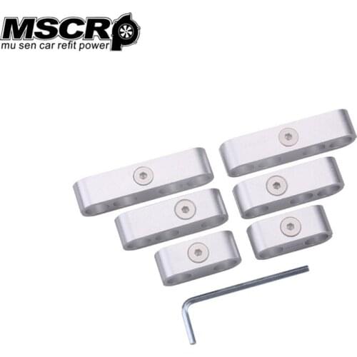 Aluminum 7mm 8mm 9.5mm Spark Plug Wire Separators Dividers Looms For SBC 350 colorful
