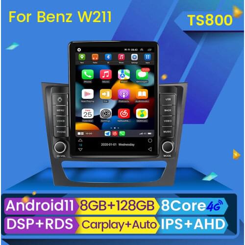 9.7'' Tesla Screen DSP Android Car Radio Multimedia for Mercedes Benz E-class W211 E200 E220 E300 E350 E240 E280 CLS CLASS W219