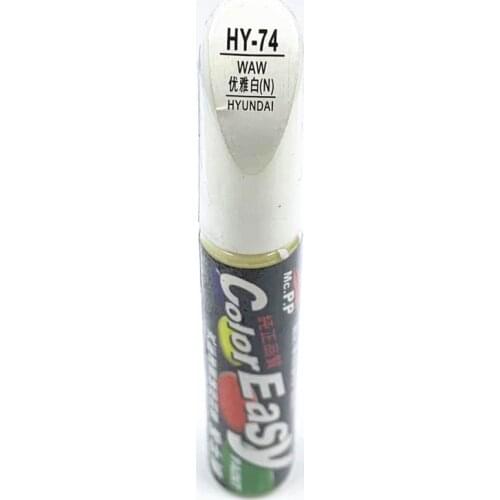 Car scratch repair pen, auto paint pen for Hyundai IX35 IX25 Elantra Accent I30 Verna Tucson Sonata Santafe,HY-74