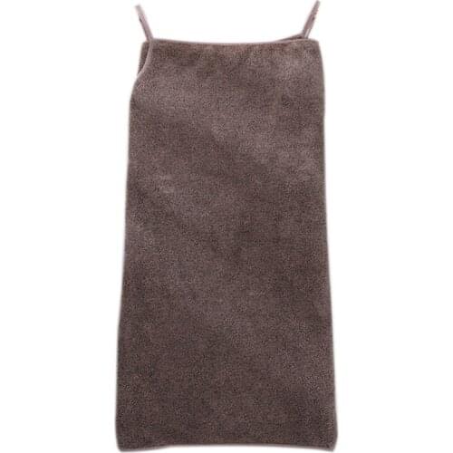 Wearable Microfiber Bathrobe Woman Shower Female Soft Bath Towel For Adults For Home Bath Towels Wine Red