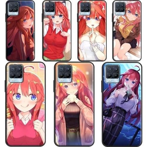 Itsuki Nakano 5 Toubun no Hanayome Phone Cover For OPPO Realme Q3 6 7 8 Pro C3 C11 C21 GT Neo OnePlus 9 Pro 8 Pro 8T 9R Case