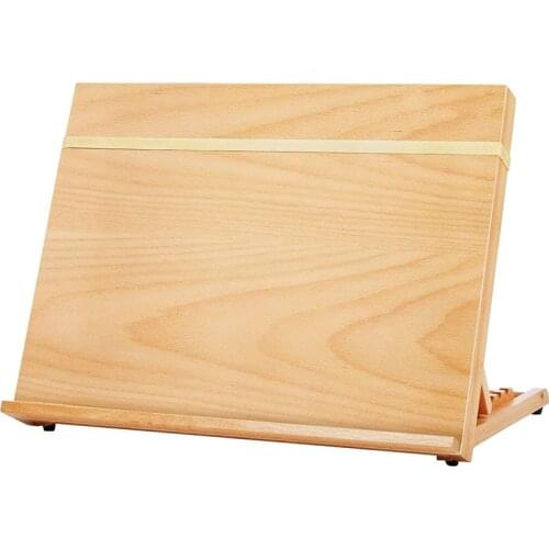 A3/A4 Wooden Drawing Table Portable Sketch Bookshelf Wood Stand Desktop Watercolor Oil Easel For Painting Art supplies