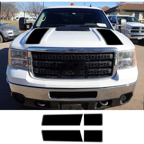 For GMC Sierra 1500 2500 3500 Pickup Engine Hood Decals Truck Tailgate Vinyl Film Decor Cover Car Sticker Auto Accessories