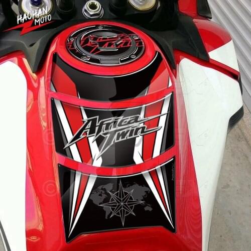 For Honda CRF1000L Africa Twin 2016-2019 3D Motorcycle Fuel Gas Cap Sticker Tank Pad Protector
