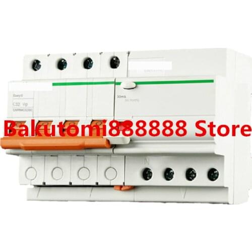 Electrical Easy9 Circuit Breaker Leakage Protection 4P 20A 40A 50A 63A AC Residual Current Device