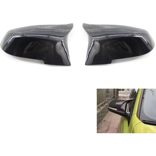 Gloss Black Side Rearview Mirror Cover Trim Fit For BMW 3 Series F30 20i 328i 330i 335i 4 Series F32 420i 428i 435i 12-2017