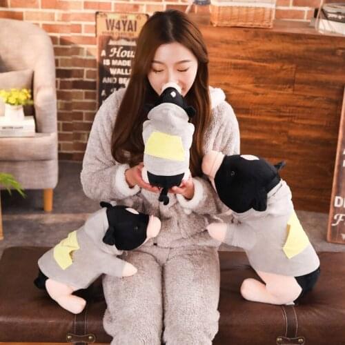 30-55cm Cute Stuffed Simulation Pig With Sweater Plush Toy Lovely Put on Hat Animal Doll Children Kids Birthday Christmas Gifts