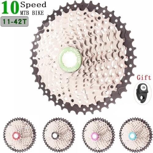 SMLLOW MTB cassette freewheel 10 speed 11-42T sprockets mountain bike bicycle freewheel cog 42T cdg xg Ultralight 527g