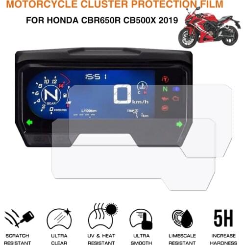 Cluster Scratch Protection Film For HONDA CBR650R CB650R 400X CB500X/F CBR400R 2019-2021Instrument Dashboard Cover Guard