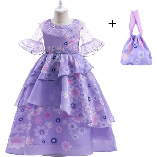 New Lace Princess Girl Dress kids Christmas Birthday Party Clothing Flower Girl Wedding Red Dresses Children Winter Prom Costume