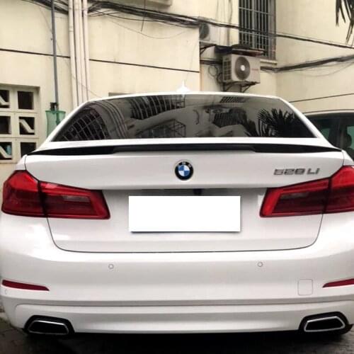 New design For BMW M5 520 525 528 535 F10 2017 2018 5 style rear trunk spoiler high quality ABS material by primer paint or DIY