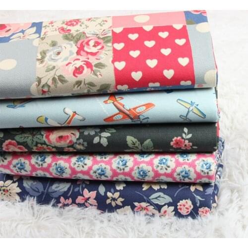 Half meter 100% cotton canvas fabric for sewing handmade DIY bag sofa pillow back cushion cloth CR-801