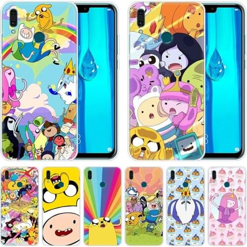 Luxury Soft Case Adventure Time for Huawei Mate 30 20 Lite 10 Pro Y5 Y6 Y7 Pro 2019 Y9 Prime 2019 2018 Y6 Pro 2017 Fashion Cover