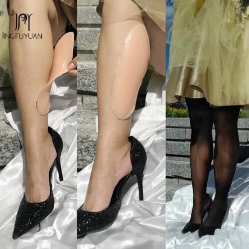Silicone Leg Onlays Thin Legs Pads Self-Adhesive Fix O Legs Onlays Silicone Calf Pads Beauty Leg Intimates 180g/ a pair