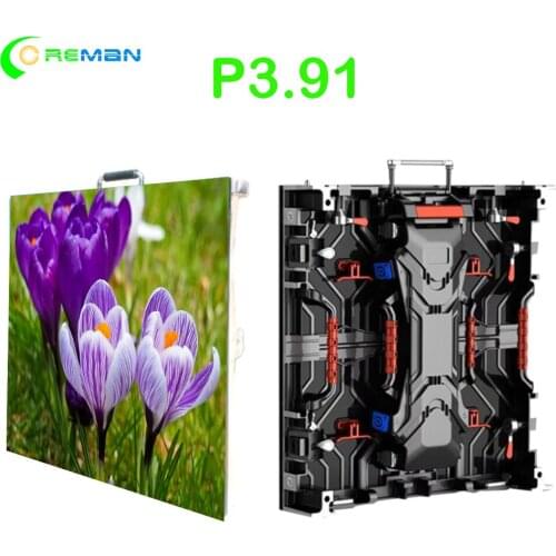 Smd hd tv big indoor led screen replace panel module cabinet 500x500 P3.91 curve video wall manufacturer led electronic factory