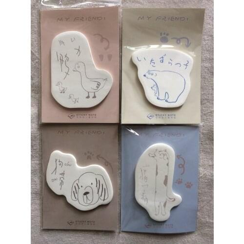 Happy friend sticky note memo pad(1pack)