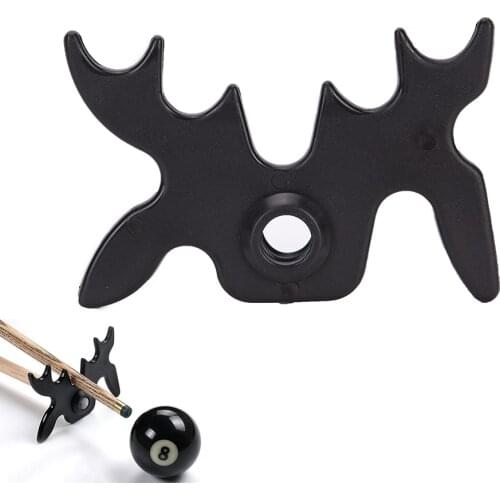Snooker Billiards Cue Rack Bridge Head Billiards Cross Antlers Rod Holder Pool Cue Stick Frame Pole Rack Rod Accessory 1PCS