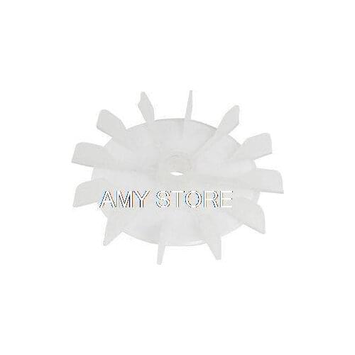 Y14 Spare Part 14mm Inner Diameter 12-Vanes Impeller Plastic Motor Fan Blade Wheel