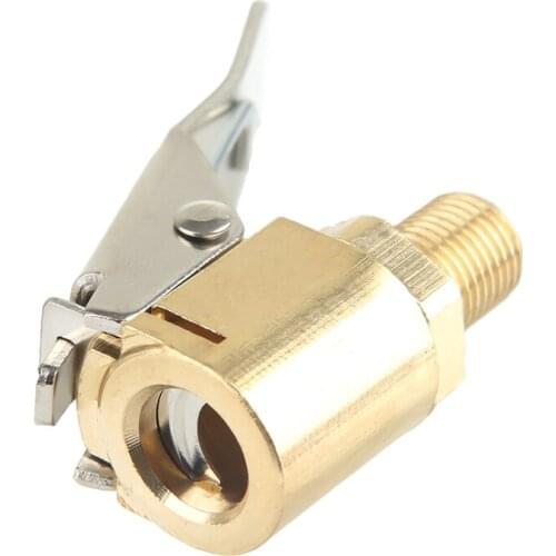 1PC Car Auto Brass 8mm Tyre Wheel Tire Air Chuck Inflator Pump Valve Clip Clamp Connector Tire Repair Tools Car Accessories